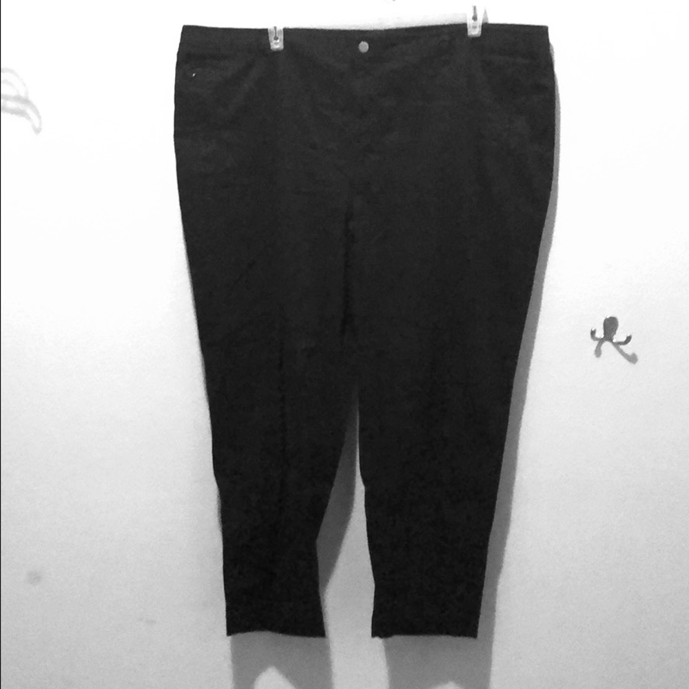 Basic Editions Black Trouser Style Pants 26W